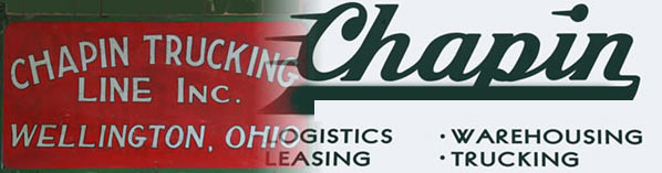 Old Chapin Logistics Line Of Wellington Signage